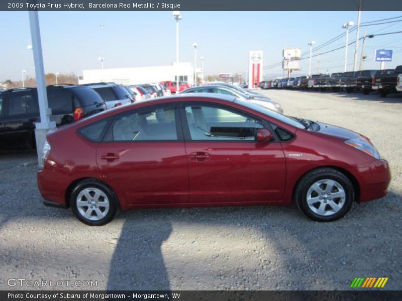 Barcelona Red Metallic / Bisque 2009 Toyota Prius Hybrid