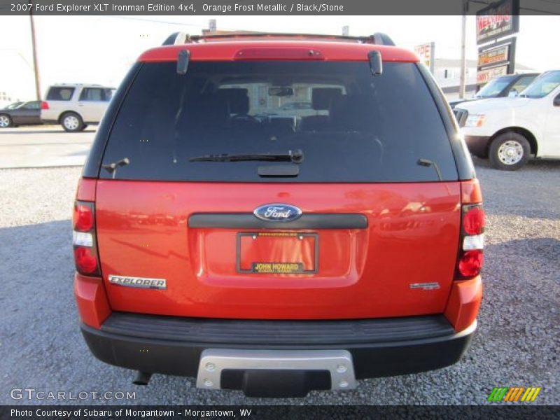 Orange Frost Metallic / Black/Stone 2007 Ford Explorer XLT Ironman Edition 4x4