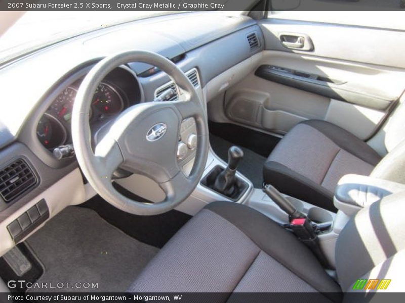 Crystal Gray Metallic / Graphite Gray 2007 Subaru Forester 2.5 X Sports