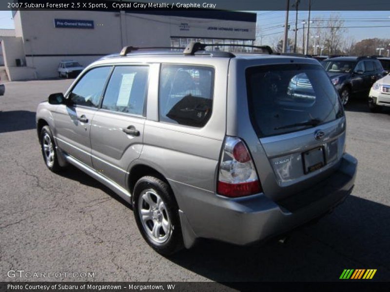 Crystal Gray Metallic / Graphite Gray 2007 Subaru Forester 2.5 X Sports