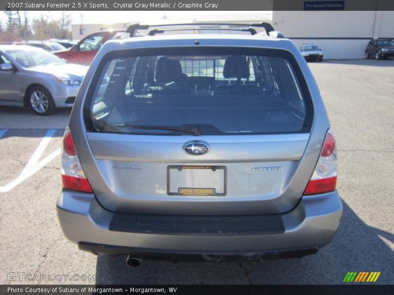 Crystal Gray Metallic / Graphite Gray 2007 Subaru Forester 2.5 X Sports