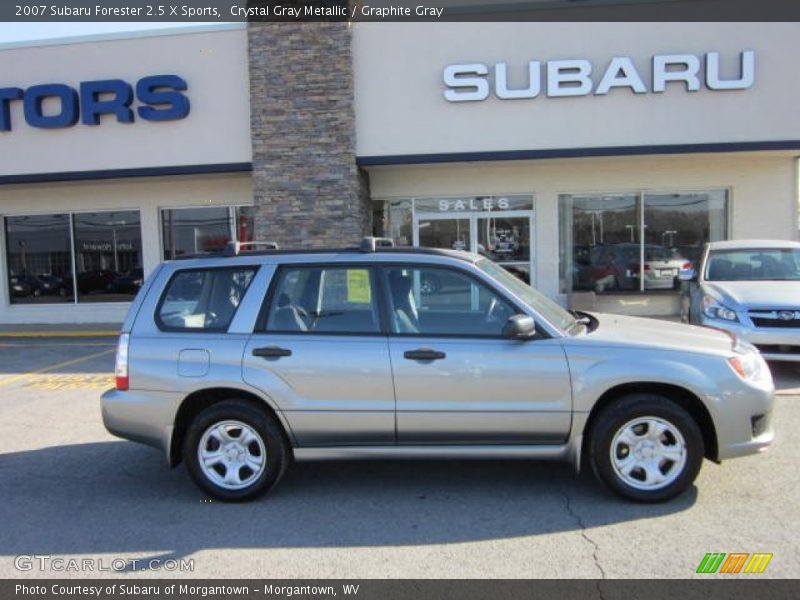 Crystal Gray Metallic / Graphite Gray 2007 Subaru Forester 2.5 X Sports