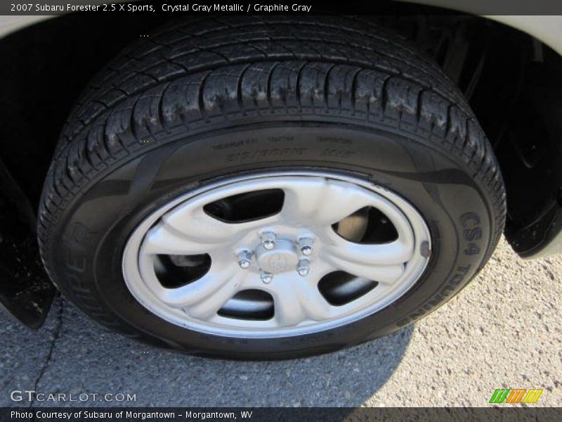 Crystal Gray Metallic / Graphite Gray 2007 Subaru Forester 2.5 X Sports