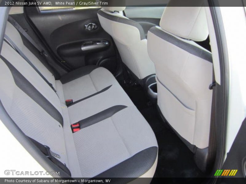 White Pearl / Gray/Silver Trim 2012 Nissan Juke SV AWD