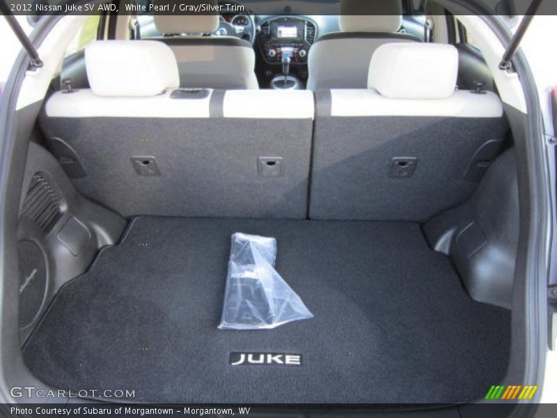 White Pearl / Gray/Silver Trim 2012 Nissan Juke SV AWD