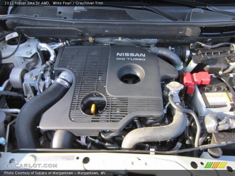 White Pearl / Gray/Silver Trim 2012 Nissan Juke SV AWD