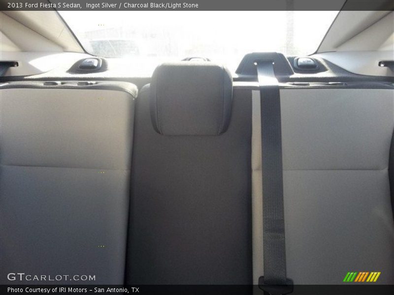 Ingot Silver / Charcoal Black/Light Stone 2013 Ford Fiesta S Sedan