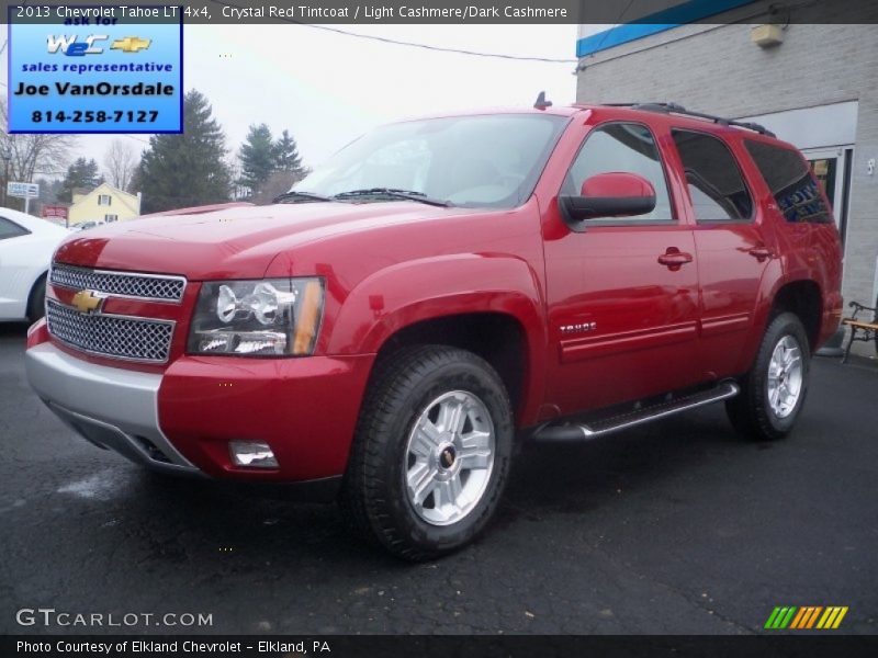 Crystal Red Tintcoat / Light Cashmere/Dark Cashmere 2013 Chevrolet Tahoe LT 4x4