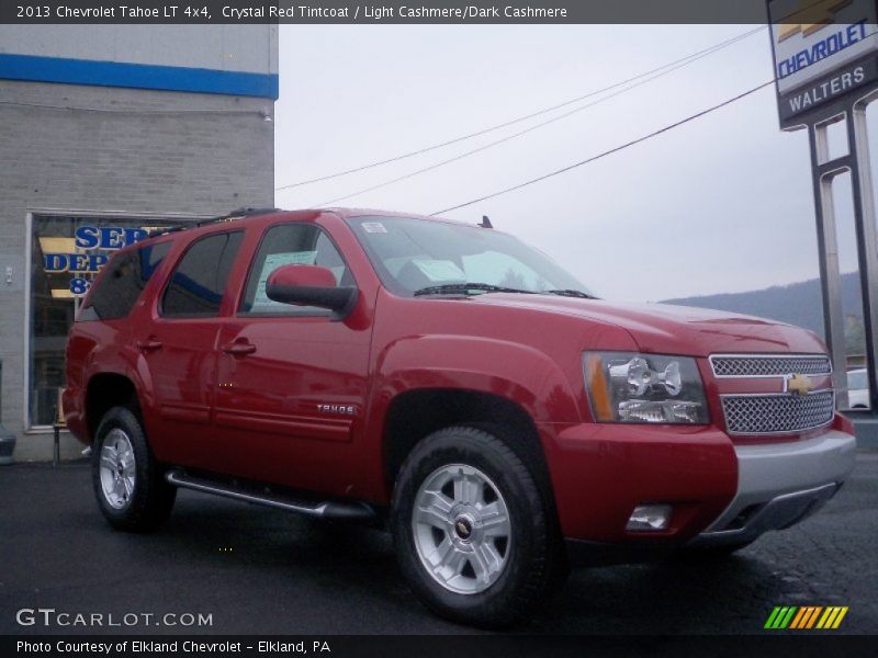 Crystal Red Tintcoat / Light Cashmere/Dark Cashmere 2013 Chevrolet Tahoe LT 4x4
