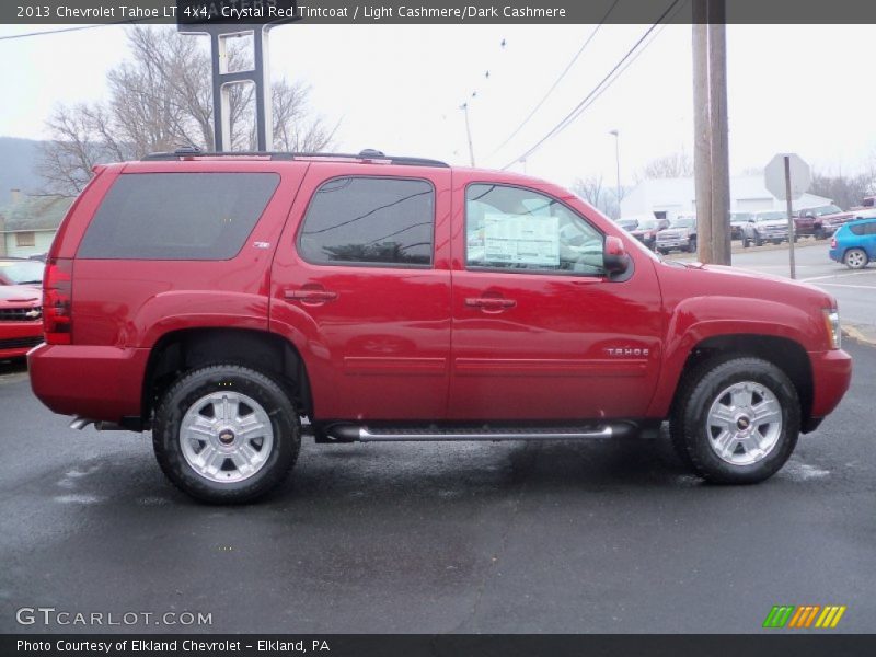 Crystal Red Tintcoat / Light Cashmere/Dark Cashmere 2013 Chevrolet Tahoe LT 4x4