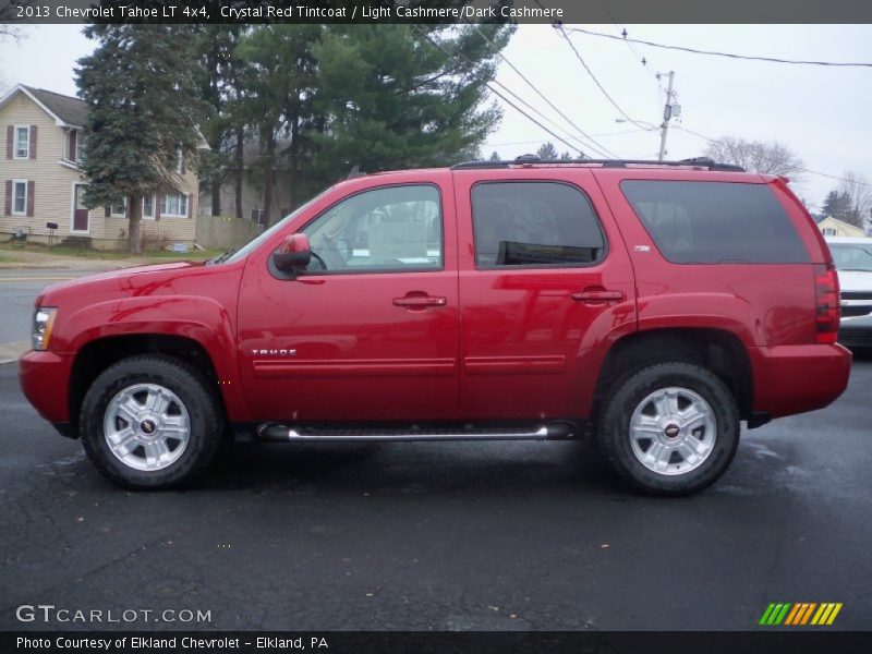 Crystal Red Tintcoat / Light Cashmere/Dark Cashmere 2013 Chevrolet Tahoe LT 4x4