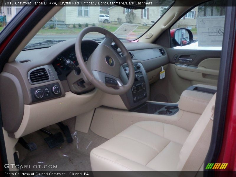 Crystal Red Tintcoat / Light Cashmere/Dark Cashmere 2013 Chevrolet Tahoe LT 4x4
