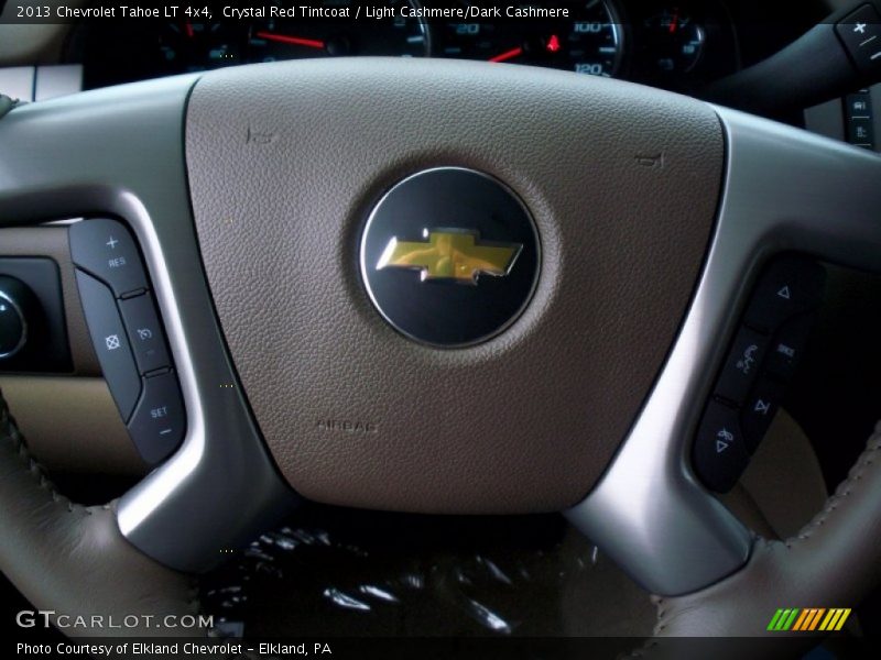 Crystal Red Tintcoat / Light Cashmere/Dark Cashmere 2013 Chevrolet Tahoe LT 4x4