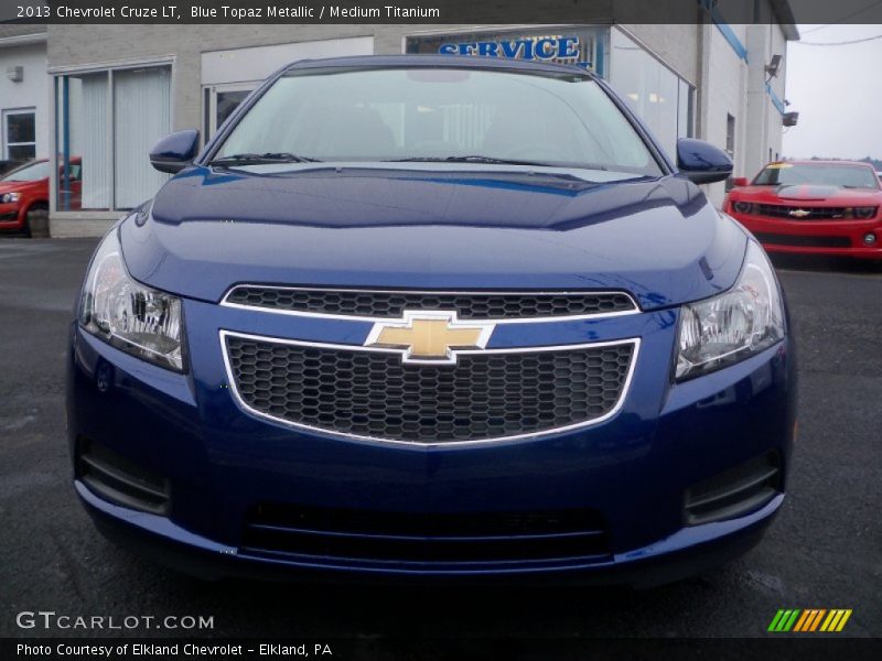 Blue Topaz Metallic / Medium Titanium 2013 Chevrolet Cruze LT