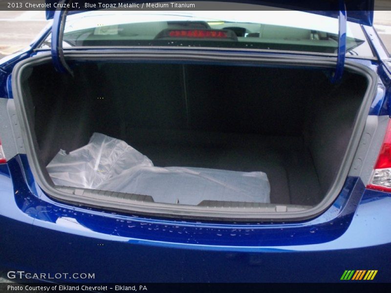 Blue Topaz Metallic / Medium Titanium 2013 Chevrolet Cruze LT