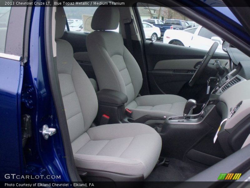 Blue Topaz Metallic / Medium Titanium 2013 Chevrolet Cruze LT