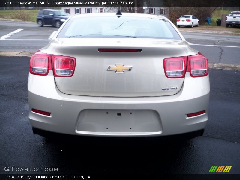 Champagne Silver Metallic / Jet Black/Titanium 2013 Chevrolet Malibu LS