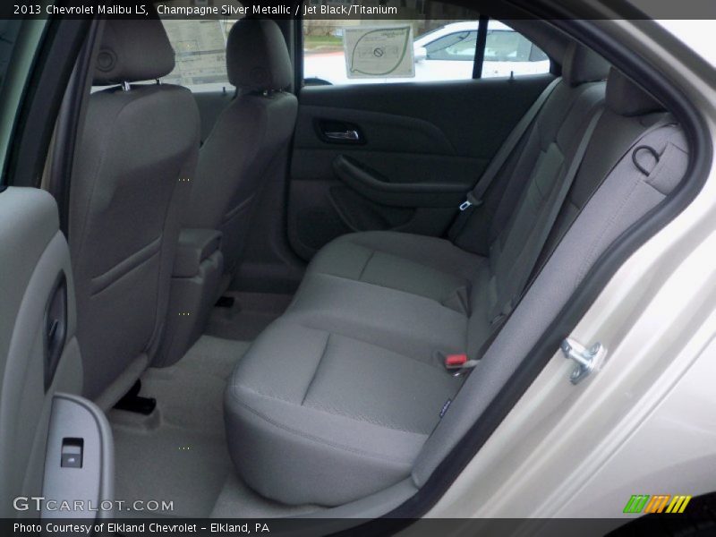 Champagne Silver Metallic / Jet Black/Titanium 2013 Chevrolet Malibu LS