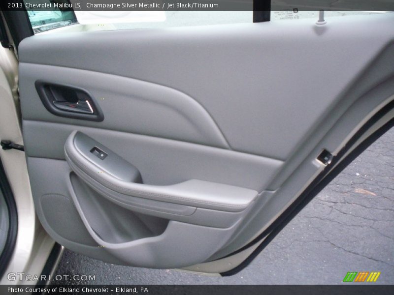 Champagne Silver Metallic / Jet Black/Titanium 2013 Chevrolet Malibu LS