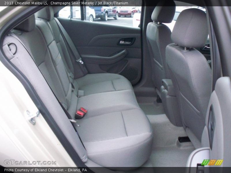 Champagne Silver Metallic / Jet Black/Titanium 2013 Chevrolet Malibu LS
