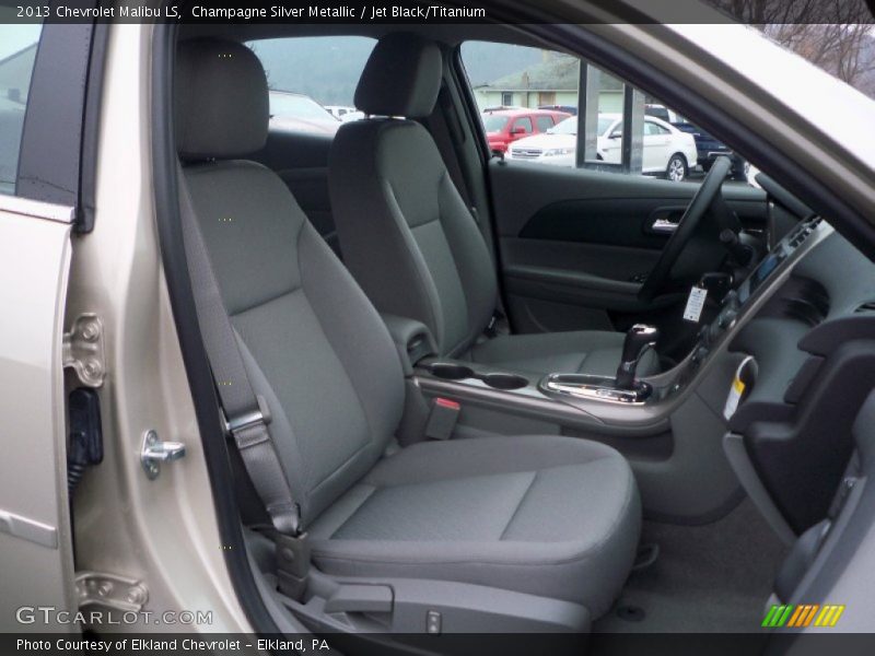 Champagne Silver Metallic / Jet Black/Titanium 2013 Chevrolet Malibu LS
