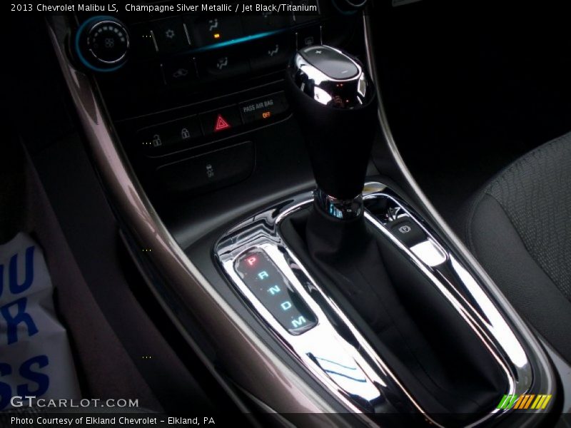 Champagne Silver Metallic / Jet Black/Titanium 2013 Chevrolet Malibu LS