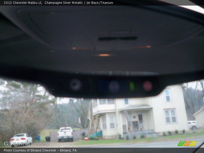 Champagne Silver Metallic / Jet Black/Titanium 2013 Chevrolet Malibu LS