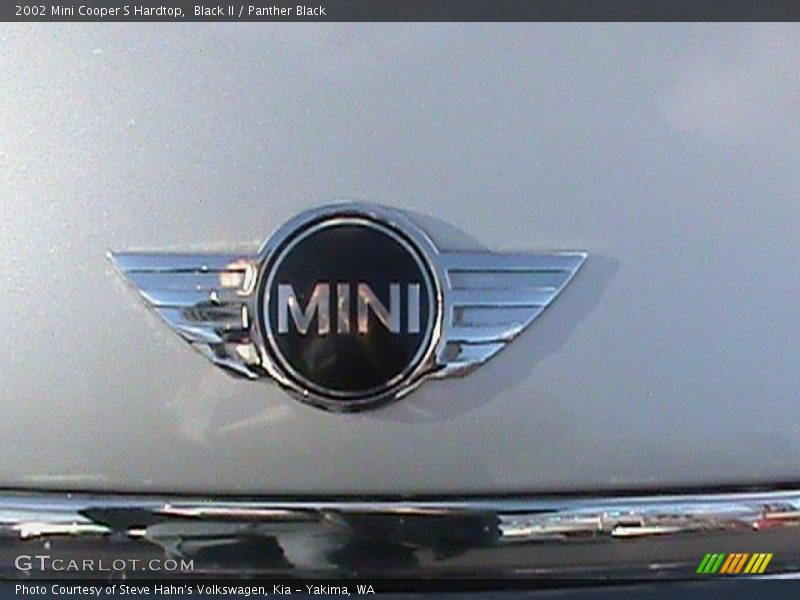Black II / Panther Black 2002 Mini Cooper S Hardtop