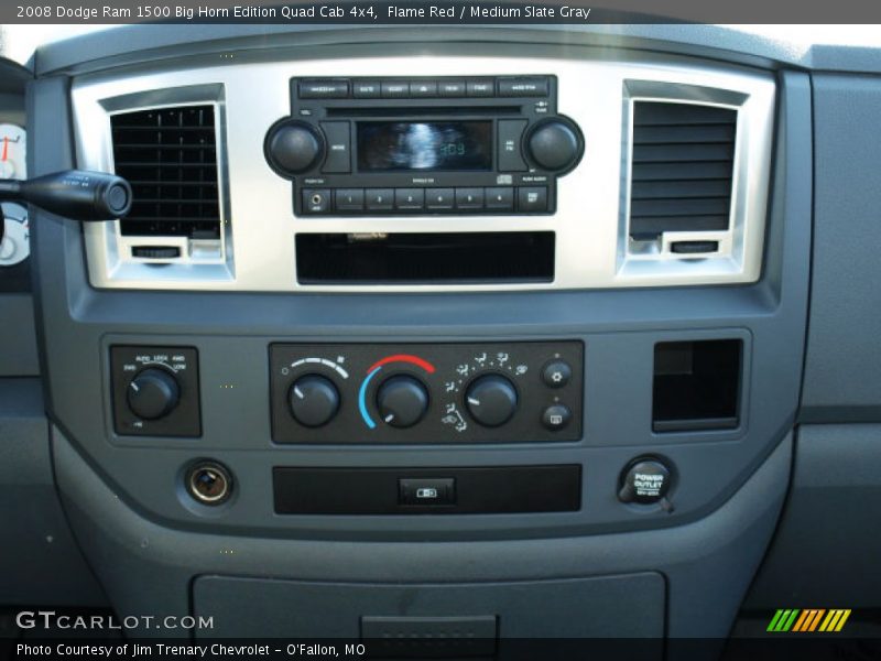Flame Red / Medium Slate Gray 2008 Dodge Ram 1500 Big Horn Edition Quad Cab 4x4