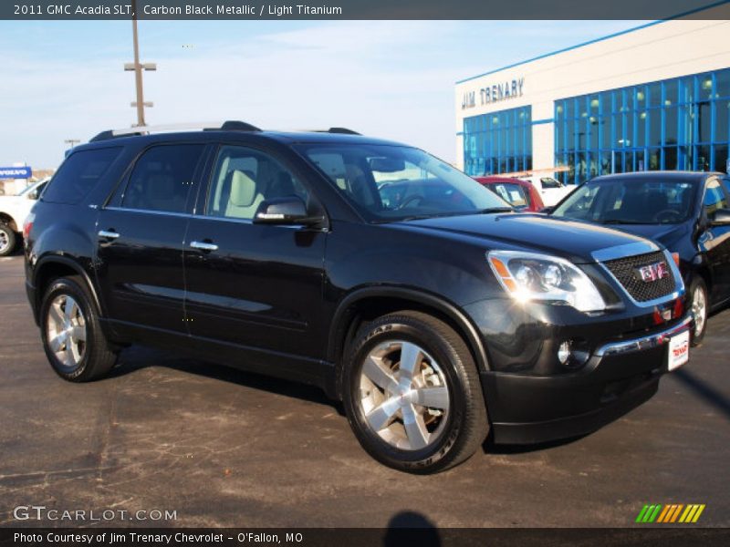Carbon Black Metallic / Light Titanium 2011 GMC Acadia SLT