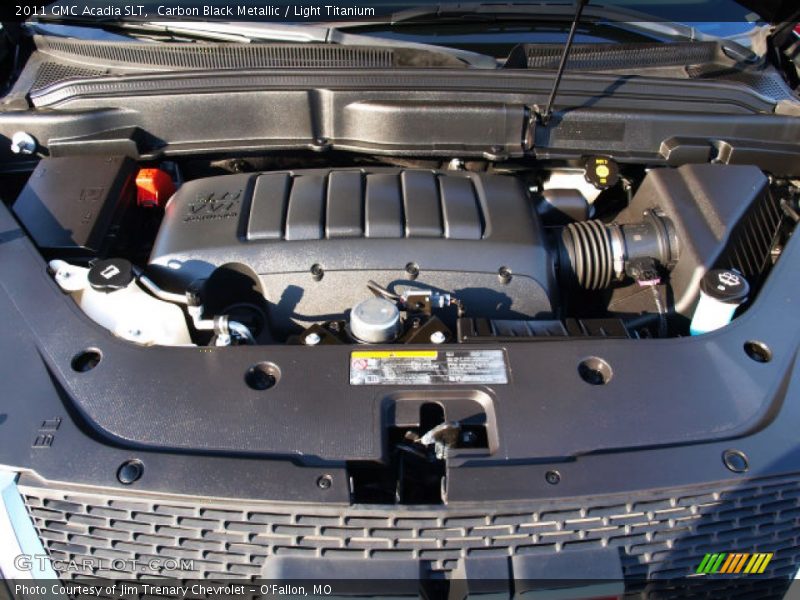 Carbon Black Metallic / Light Titanium 2011 GMC Acadia SLT