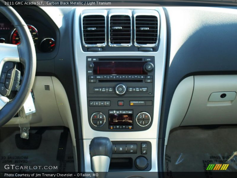 Carbon Black Metallic / Light Titanium 2011 GMC Acadia SLT