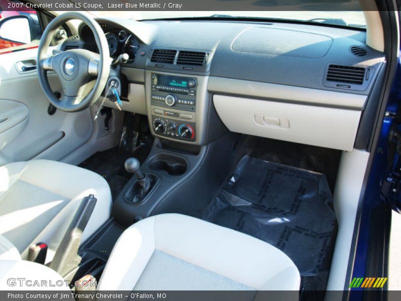 Laser Blue Metallic / Gray 2007 Chevrolet Cobalt LS Coupe