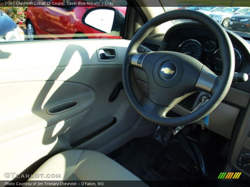 Laser Blue Metallic / Gray 2007 Chevrolet Cobalt LS Coupe