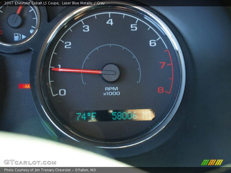Laser Blue Metallic / Gray 2007 Chevrolet Cobalt LS Coupe