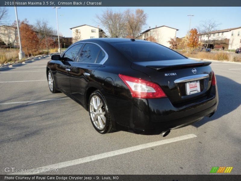 Crimson Black / Charcoal 2010 Nissan Maxima 3.5 SV