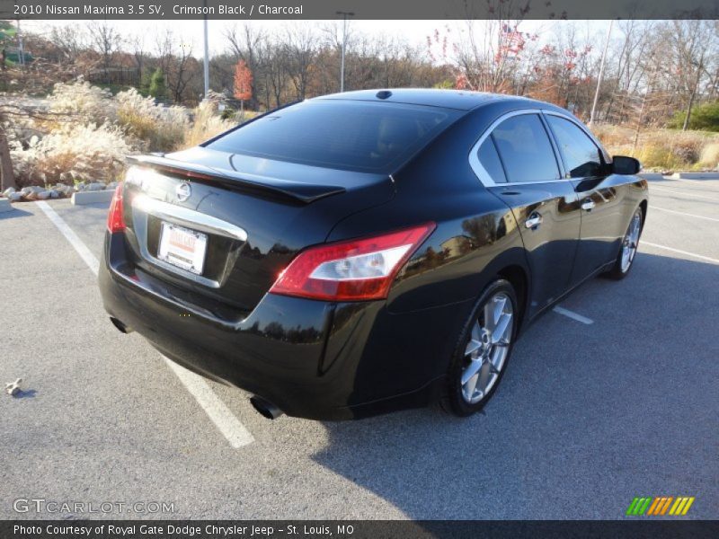 Crimson Black / Charcoal 2010 Nissan Maxima 3.5 SV