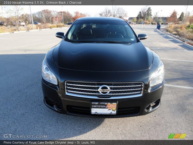 Crimson Black / Charcoal 2010 Nissan Maxima 3.5 SV