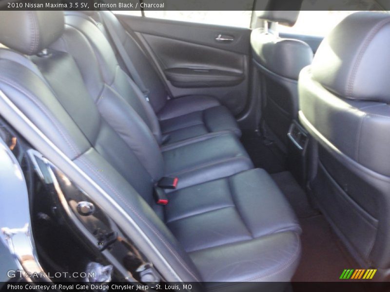 Crimson Black / Charcoal 2010 Nissan Maxima 3.5 SV