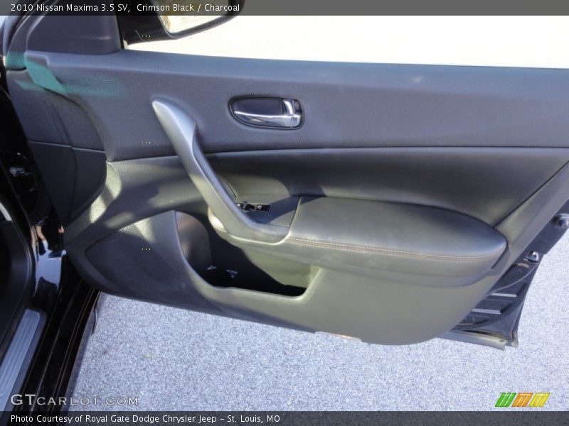 Crimson Black / Charcoal 2010 Nissan Maxima 3.5 SV