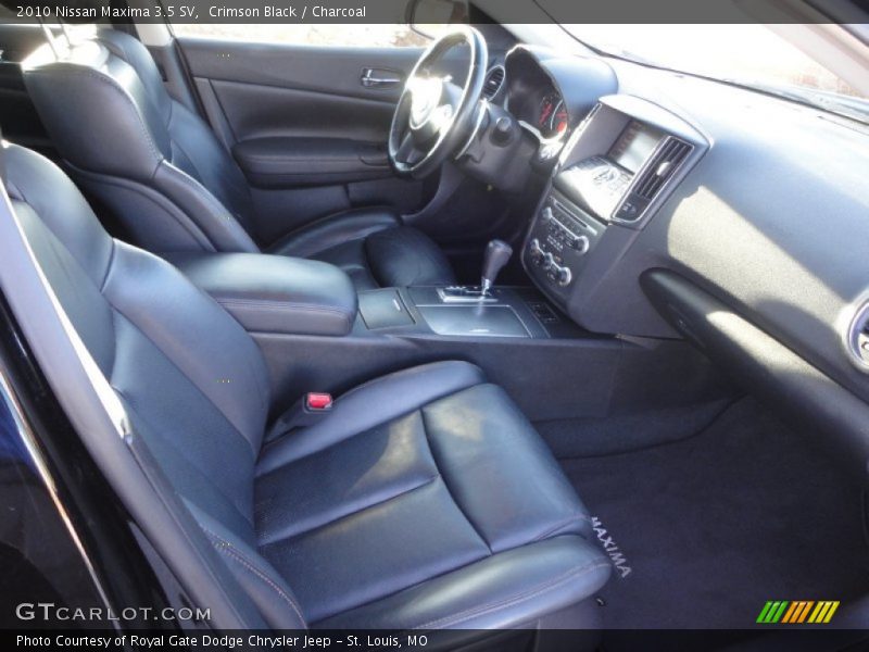 Crimson Black / Charcoal 2010 Nissan Maxima 3.5 SV