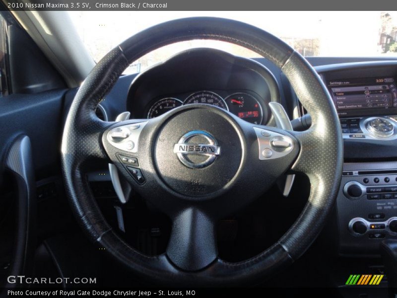 Crimson Black / Charcoal 2010 Nissan Maxima 3.5 SV
