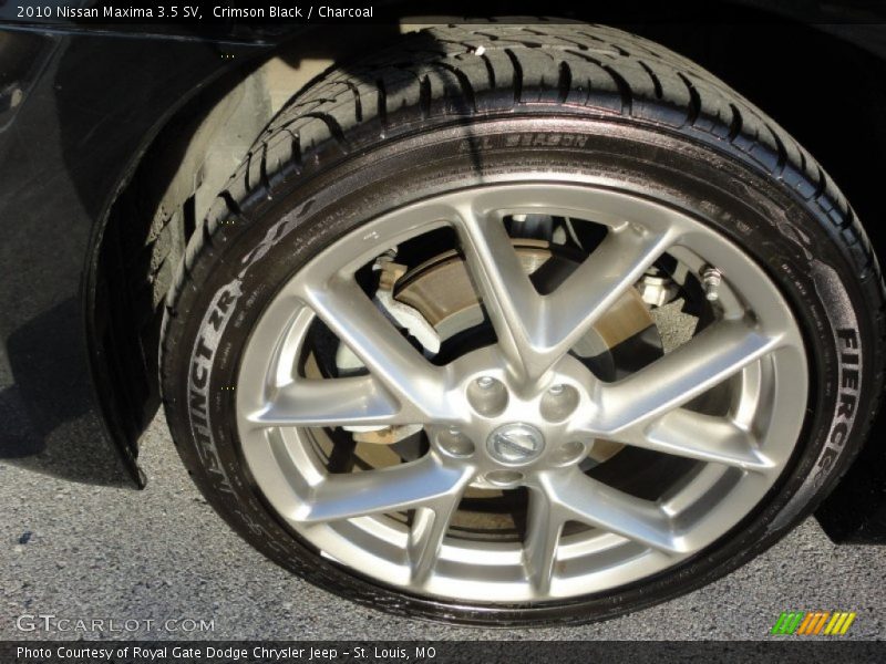 Crimson Black / Charcoal 2010 Nissan Maxima 3.5 SV
