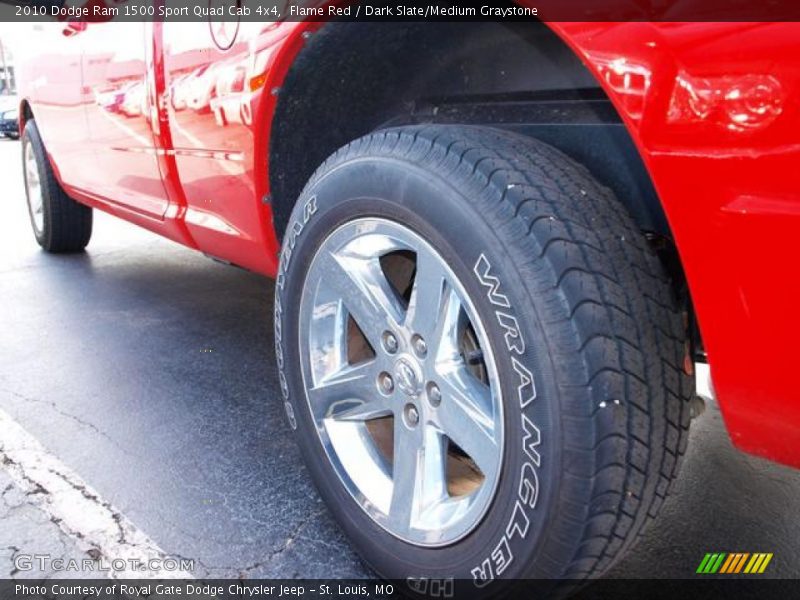 Flame Red / Dark Slate/Medium Graystone 2010 Dodge Ram 1500 Sport Quad Cab 4x4