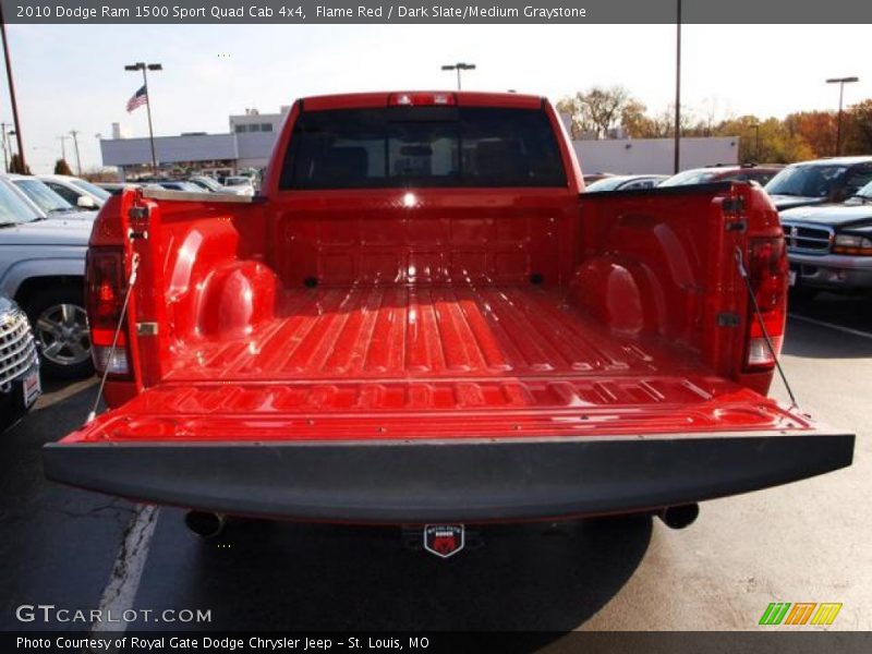 Flame Red / Dark Slate/Medium Graystone 2010 Dodge Ram 1500 Sport Quad Cab 4x4