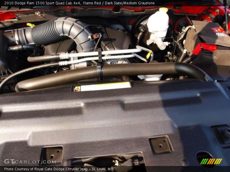 Flame Red / Dark Slate/Medium Graystone 2010 Dodge Ram 1500 Sport Quad Cab 4x4