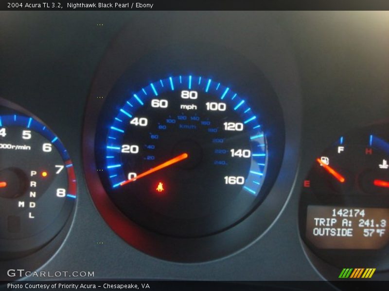 Nighthawk Black Pearl / Ebony 2004 Acura TL 3.2