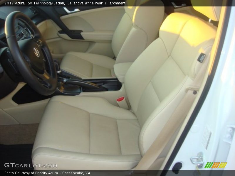 Bellanova White Pearl / Parchment 2012 Acura TSX Technology Sedan