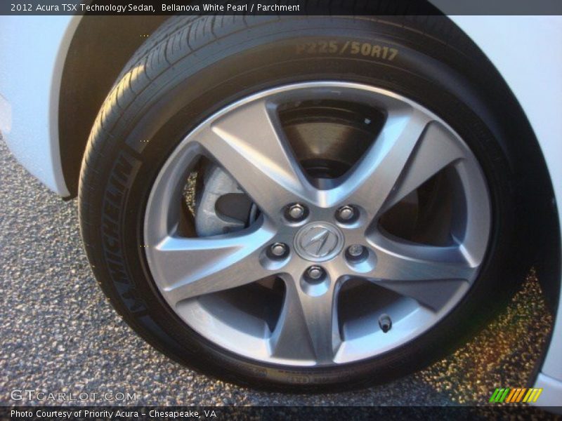 Bellanova White Pearl / Parchment 2012 Acura TSX Technology Sedan