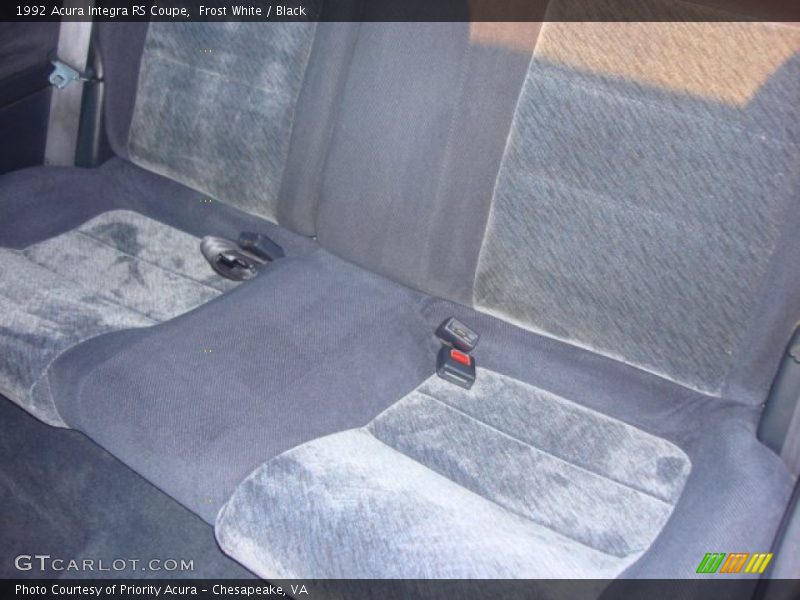Rear Seat of 1992 Integra RS Coupe